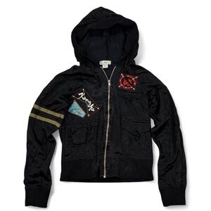 Y2K Vintage Riley Asian Satin Hoodie